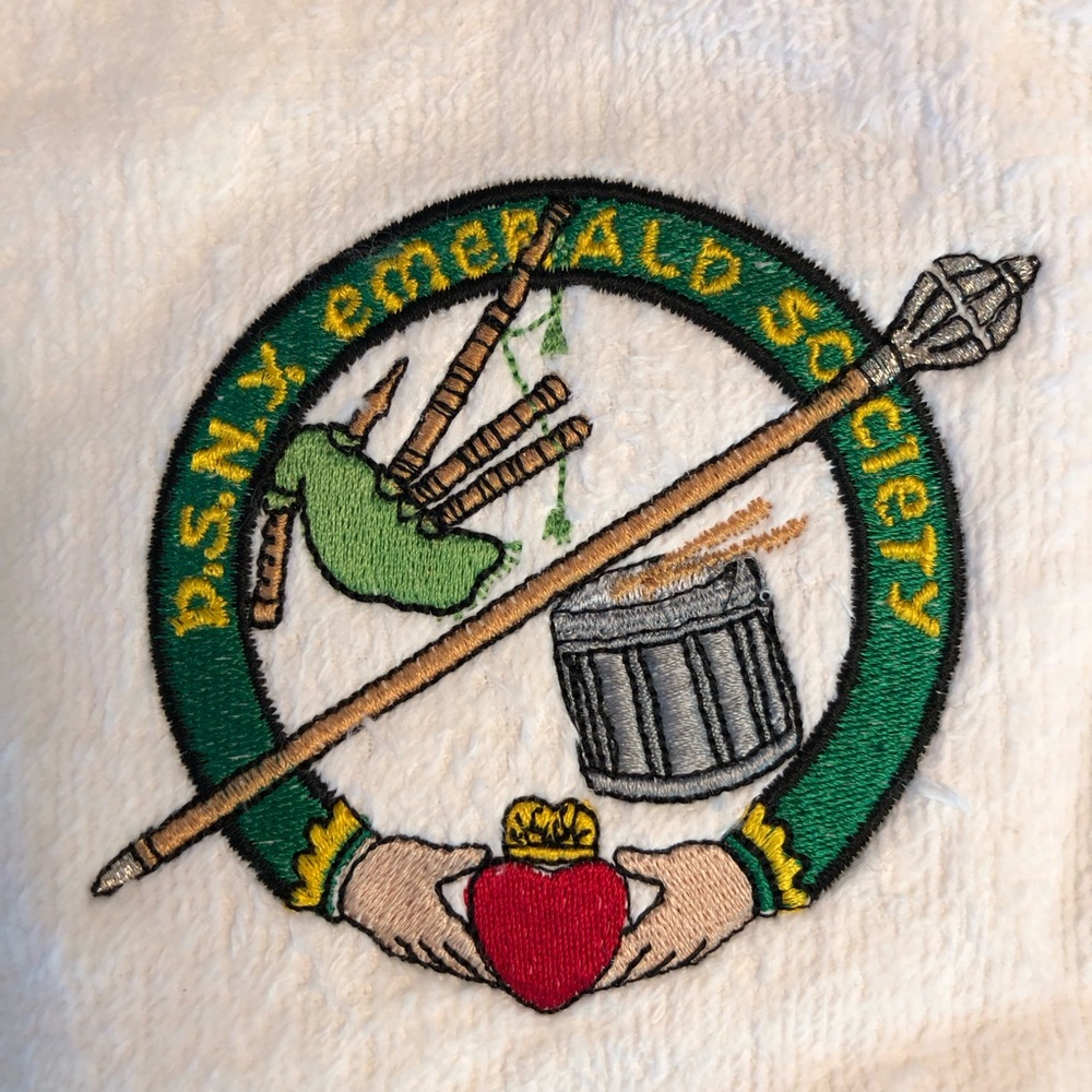 New York City Department of Sanitation DSNY Emerald Society Golf Towel